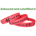 Best Selling Debossed with Color Filled Silicone Bracelet
